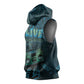 Dope Like Hip Hop Sleeveless Hoodie Hiphop Graffiti Style - African Pride