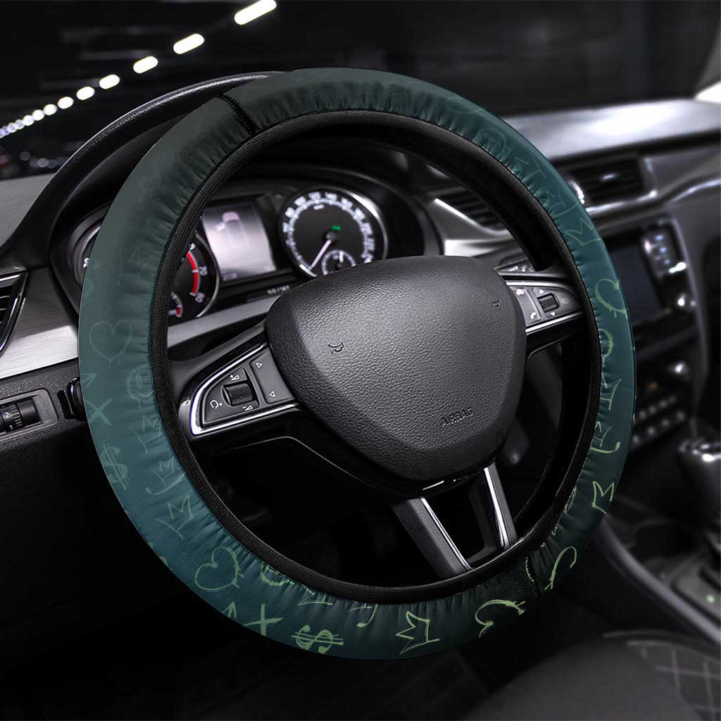 Dope Like Hip Hop Steering Wheel Cover Hiphop Graffiti Style - African Pride