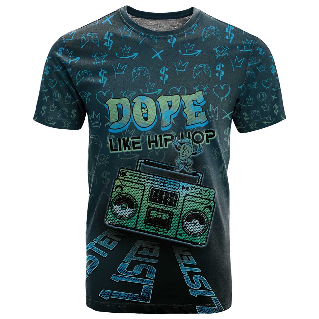 Dope Like Hip Hop T shirt Hiphop Graffiti Style - African Pride