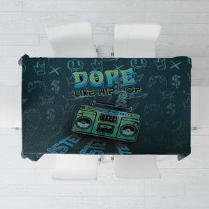 Dope Like Hip Hop Tablecloth Hiphop Graffiti Style - African Pride