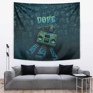 Dope Like Hip Hop Tapestry Hiphop Graffiti Style - African Pride