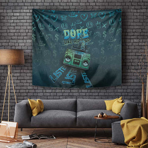 Dope Like Hip Hop Tapestry Hiphop Graffiti Style - African Pride