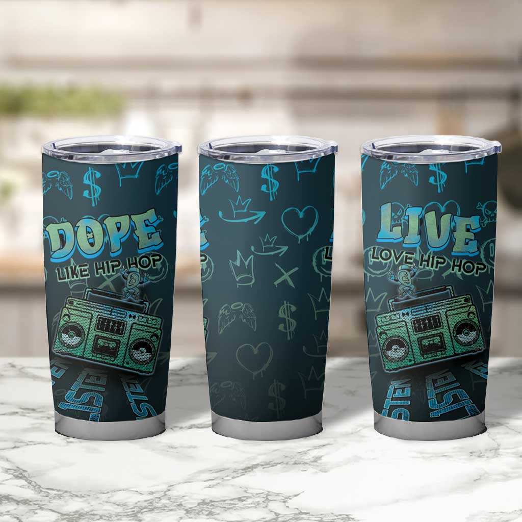 Dope Like Hip Hop Tumbler Cup Hiphop Graffiti Style - African Pride