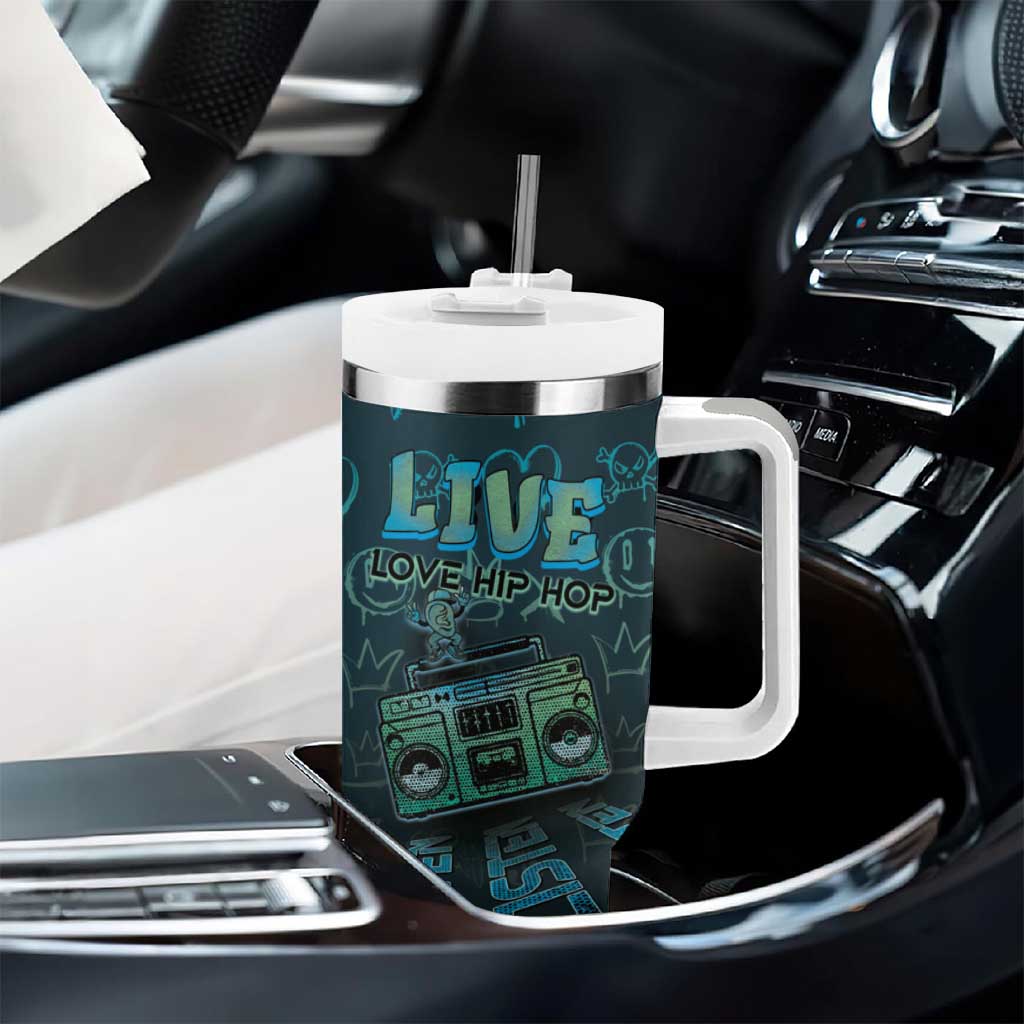 Dope Like Hip Hop Tumbler With Handle Hiphop Graffiti Style - African Pride