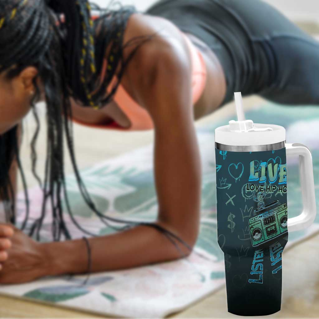 Dope Like Hip Hop Tumbler With Handle Hiphop Graffiti Style - African Pride