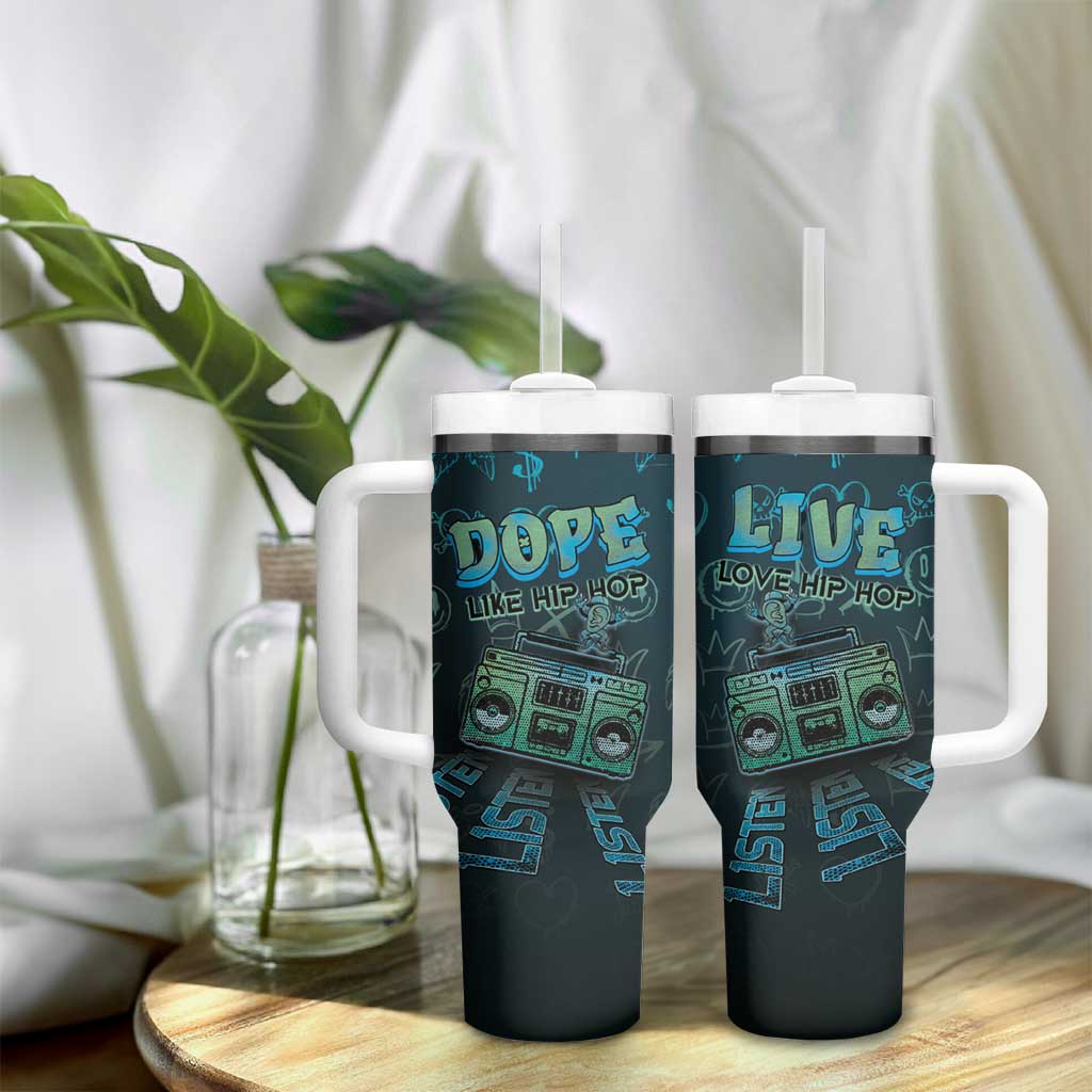 Dope Like Hip Hop Tumbler With Handle Hiphop Graffiti Style - African Pride