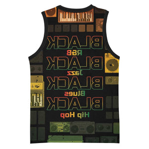 Black Music Month Basketball Jersey All Music Is Black Music - African Pride