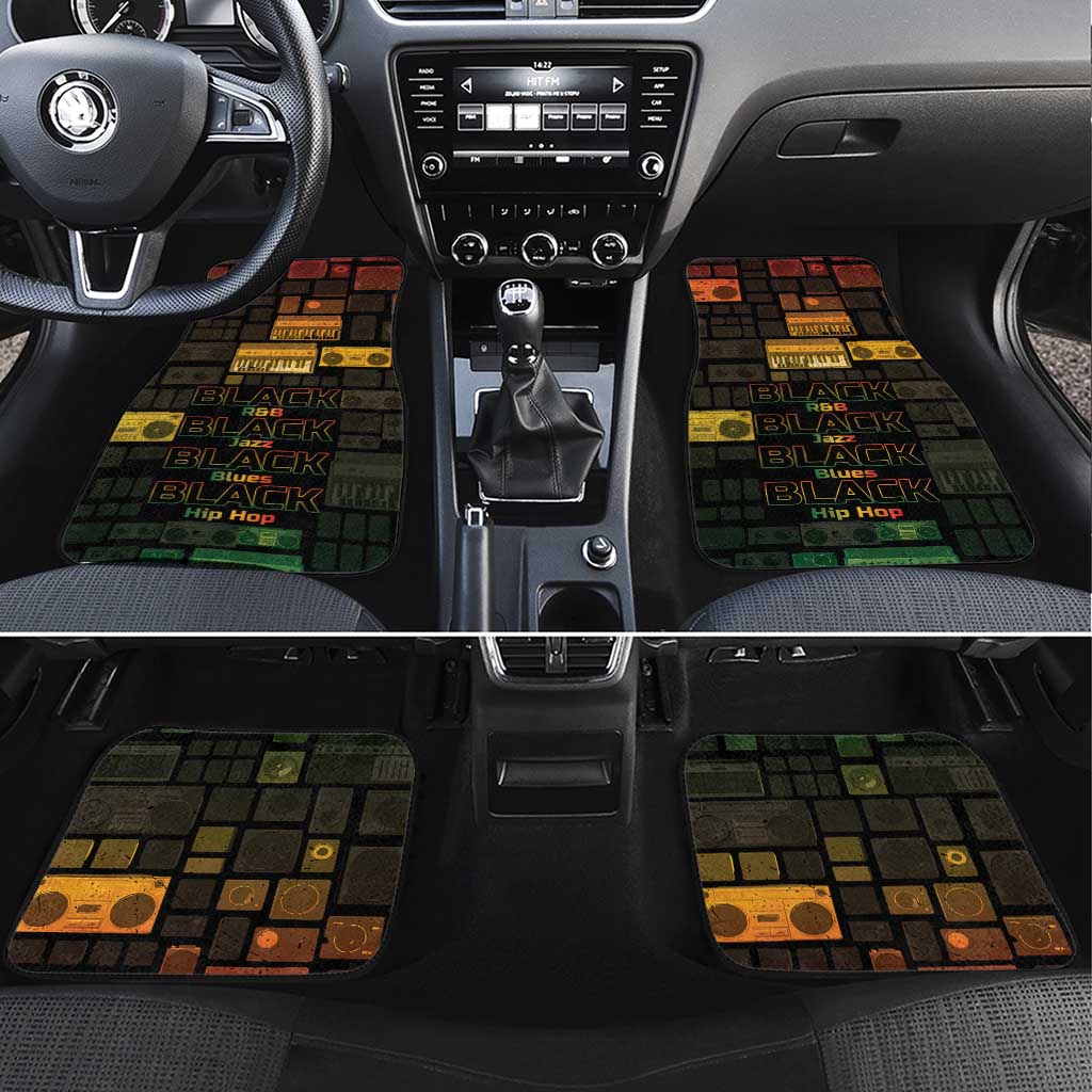 Black Music Month Car Mats All Music Is Black Music - African Pride