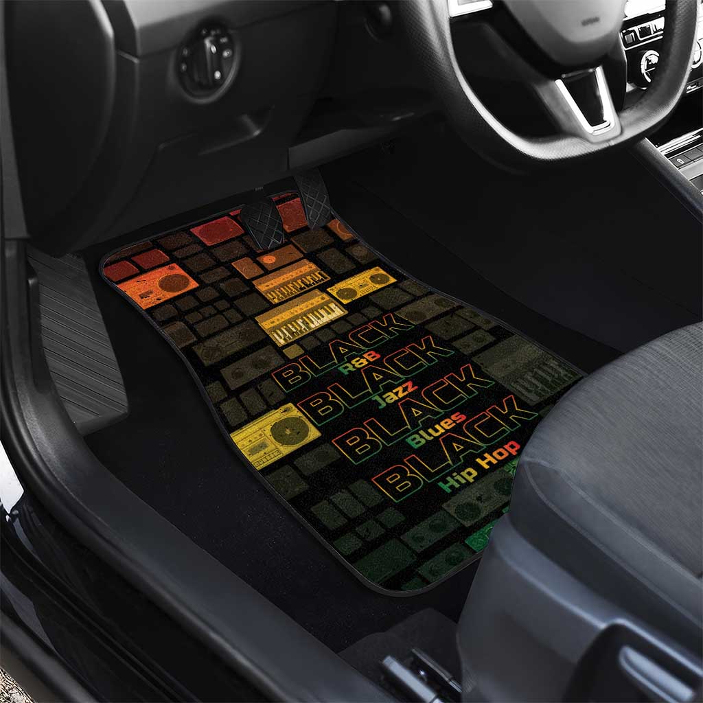 Black Music Month Car Mats All Music Is Black Music - African Pride