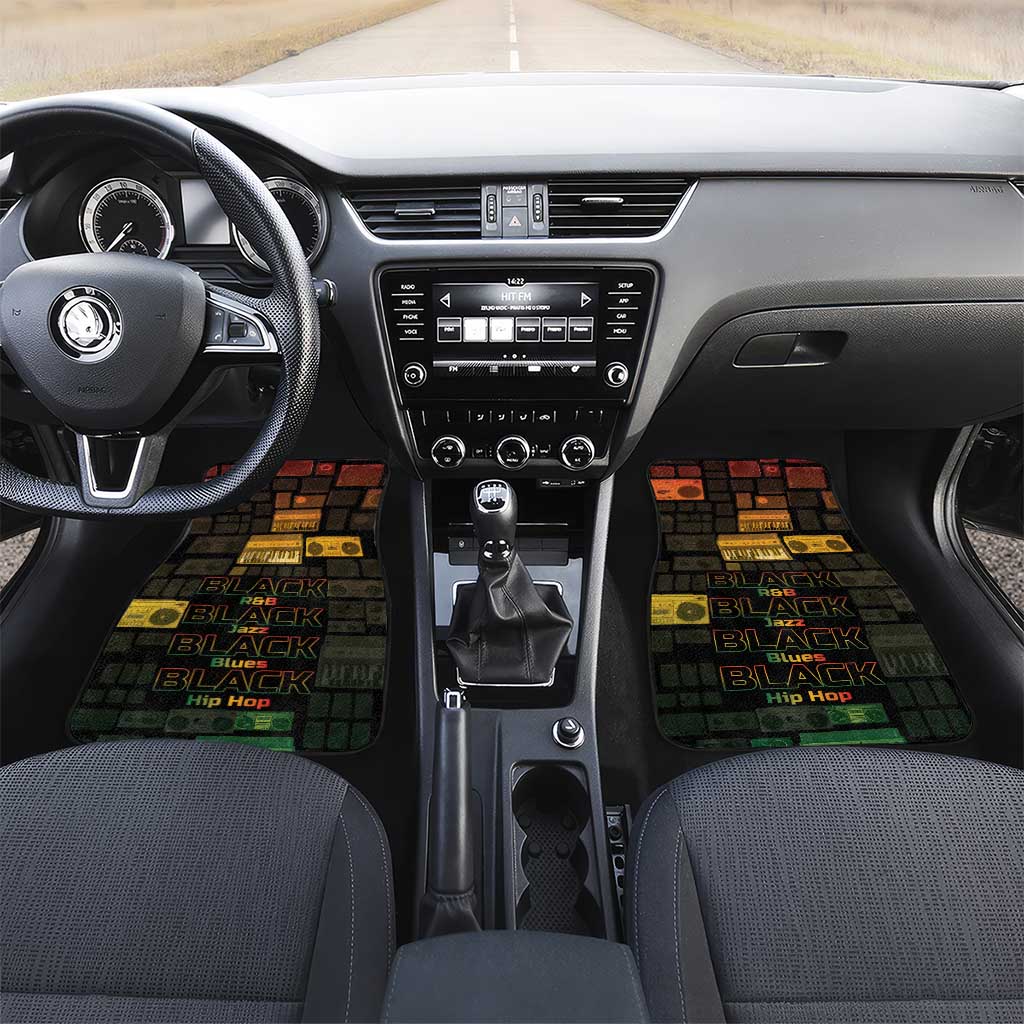 Black Music Month Car Mats All Music Is Black Music - African Pride