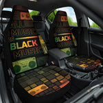 Black Music Month Car Seat Cover All Music Is Black Music - African Pride