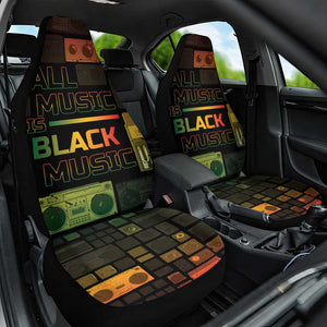 Black Music Month Car Seat Cover All Music Is Black Music - African Pride