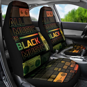 Black Music Month Car Seat Cover All Music Is Black Music - African Pride