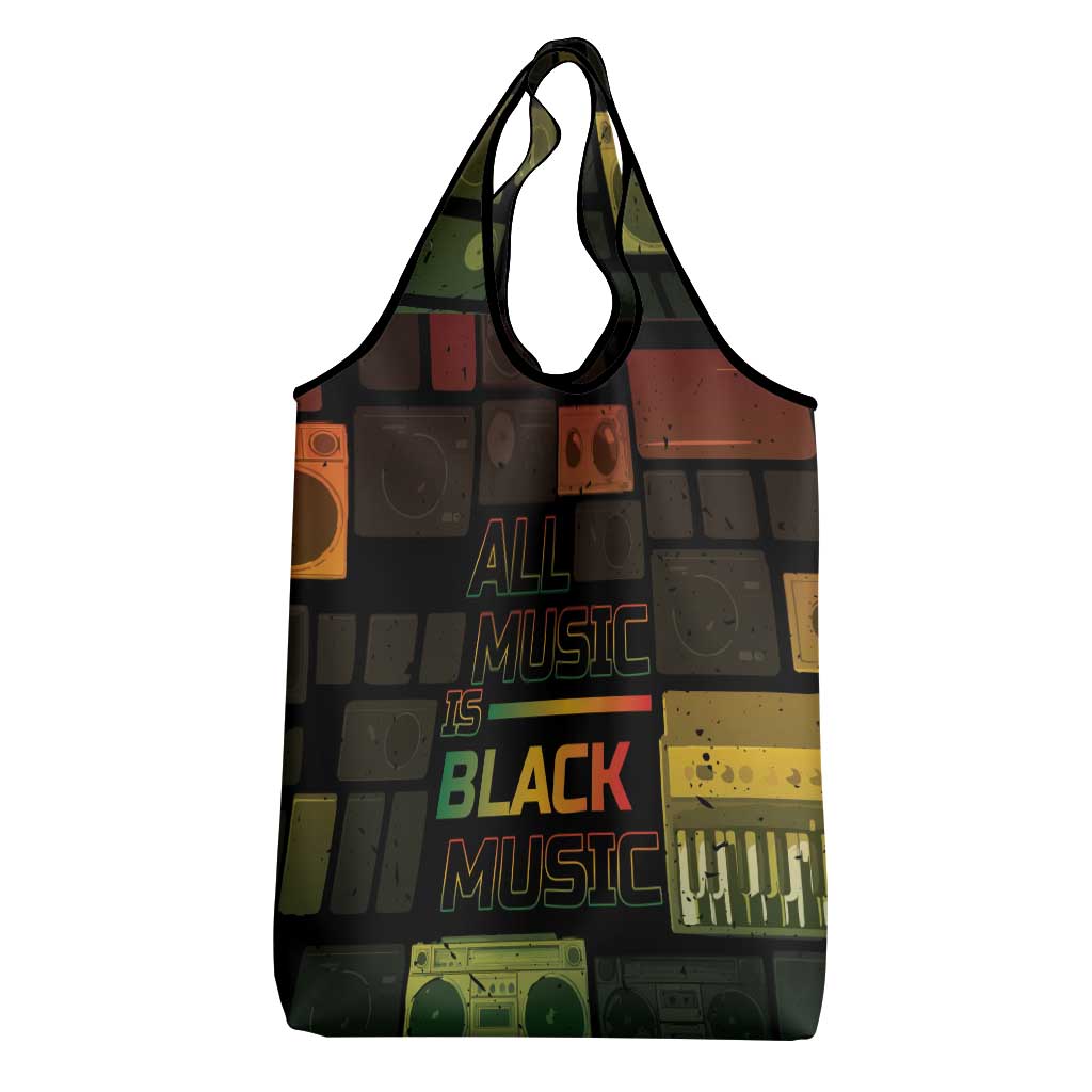 Black Music Month Grocery Bag All Music Is Black Music - African Pride