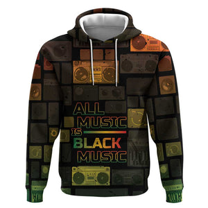Black Music Month Hoodie All Music Is Black Music - African Pride