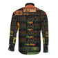 Black Music Month Long Sleeve Button Shirt All Music Is Black Music - African Pride