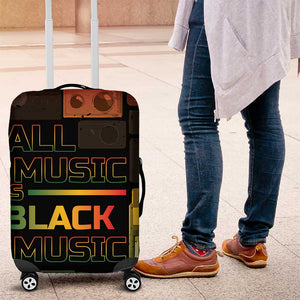 Black Music Month Luggage Cover All Music Is Black Music - African Pride