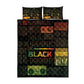 Black Music Month Quilt Bed Set All Music Is Black Music - African Pride