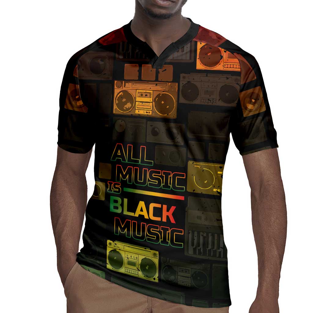 Black Music Month Rugby Jersey All Music Is Black Music - African Pride