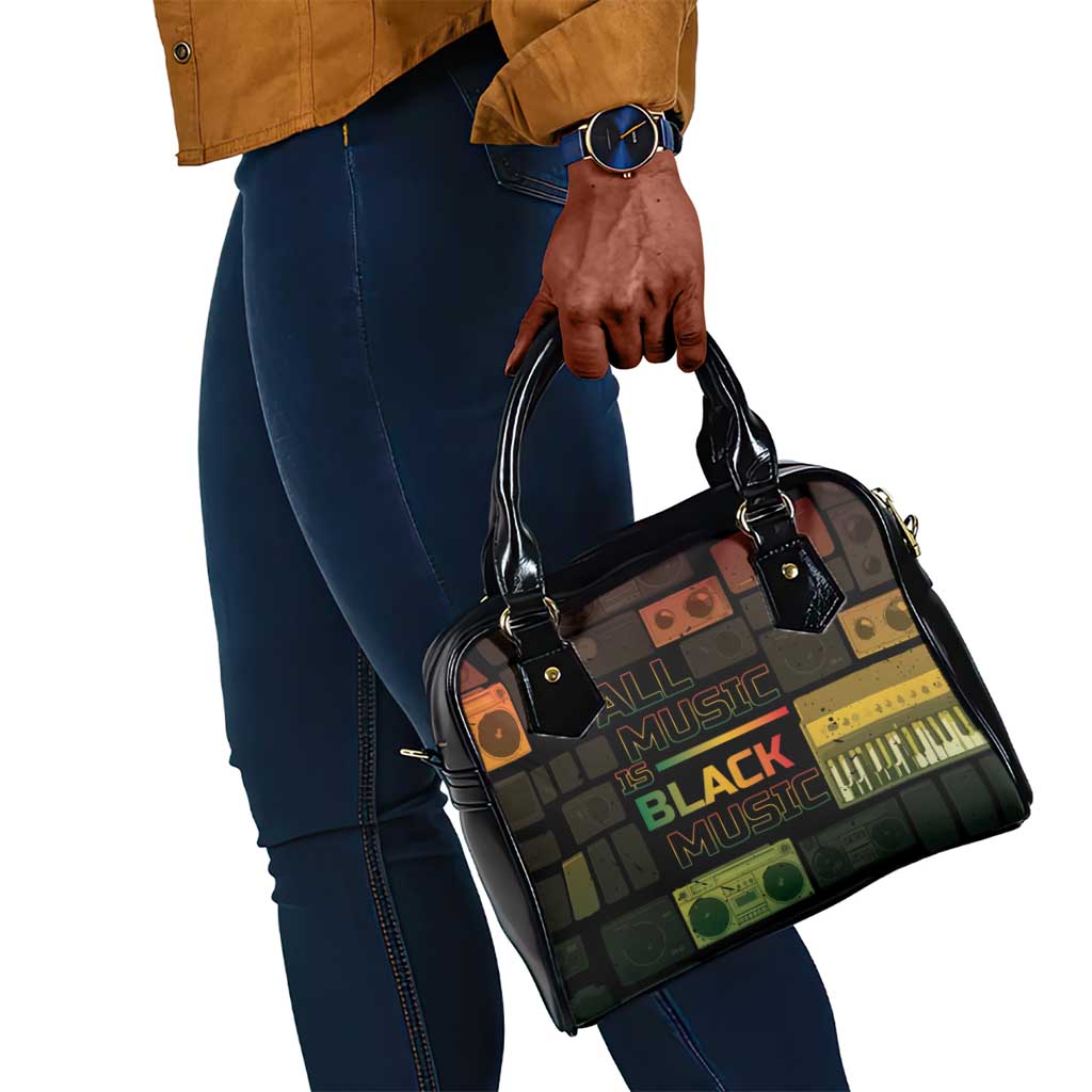 Black Music Month Shoulder Handbag All Music Is Black Music - African Pride