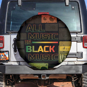 Black Music Month Spare Tire Cover All Music Is Black Music - African Pride