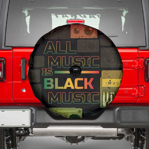Black Music Month Spare Tire Cover All Music Is Black Music - African Pride