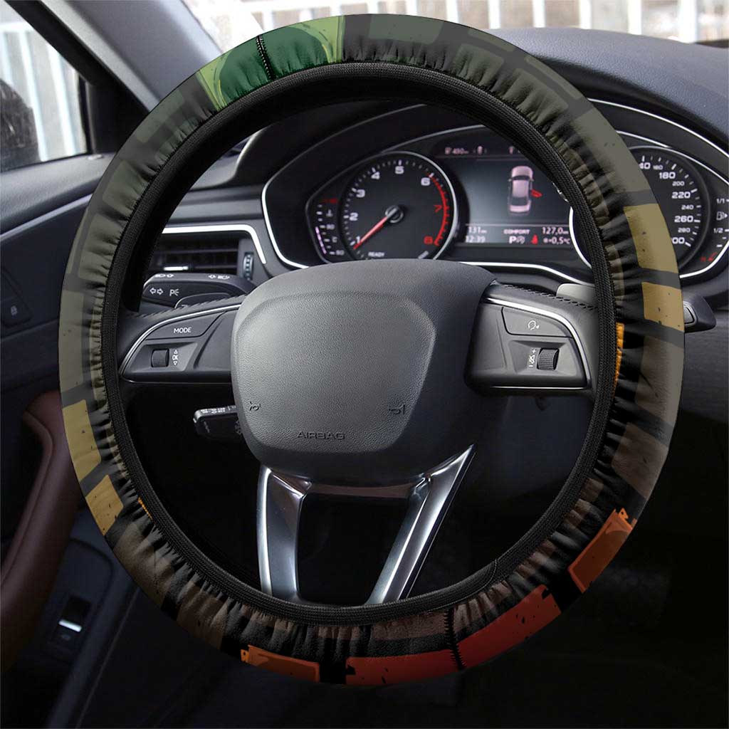 Black Music Month Steering Wheel Cover All Music Is Black Music - African Pride
