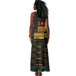 Black Music Month Tank Maxi Dress All Music Is Black Music - African Pride
