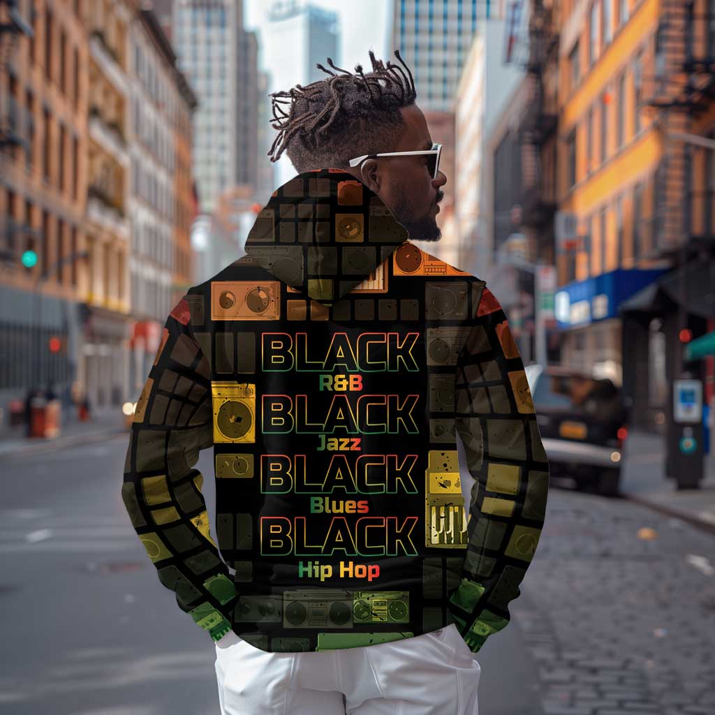 Black Music Month Zip Hoodie All Music Is Black Music - African Pride