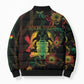 Personalized Ghana Bomber Puffer Jacket Eagle Of Freedom And Justice
