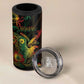 Personalized Ghana 4 in 1 Can Cooler Tumbler Eagle Of Freedom And Justice