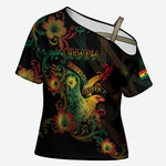 Personalized Ghana Cross Shoulder Shirt Eagle Of Freedom And Justice