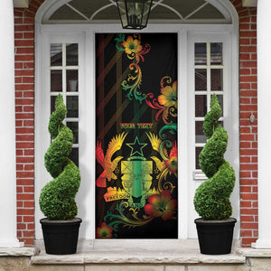 Personalized Ghana Door Cover Eagle Of Freedom And Justice
