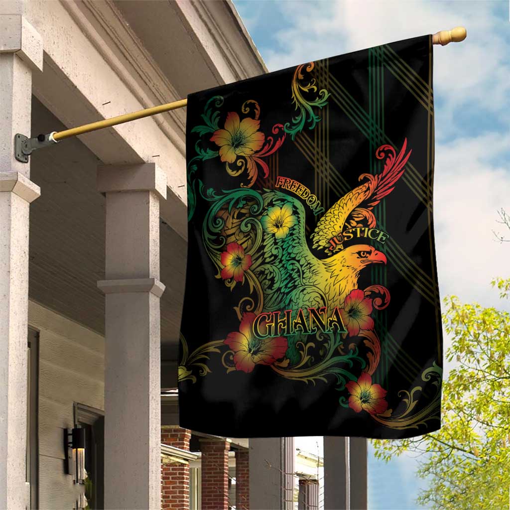 Ghana Garden Flag Eagle Of Freedom And Justice