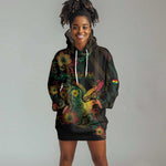Personalized Ghana Hoodie Dress Eagle Of Freedom And Justice