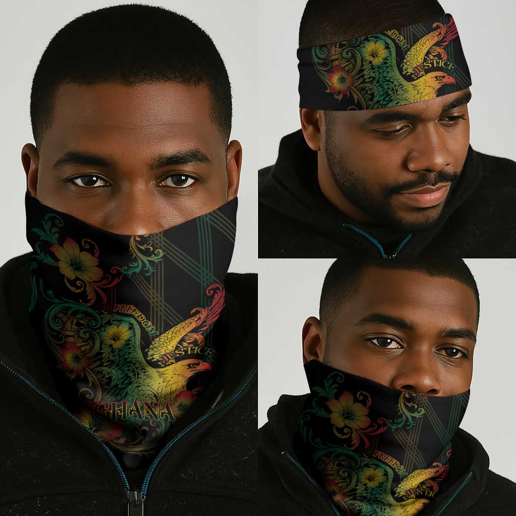 Ghana Neck Gaiter Eagle Of Freedom And Justice