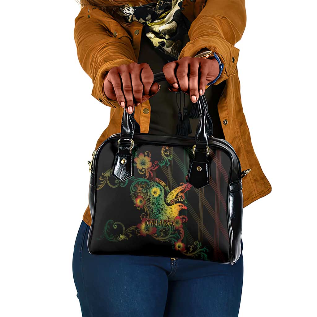 Ghana Shoulder Handbag Eagle Of Freedom And Justice