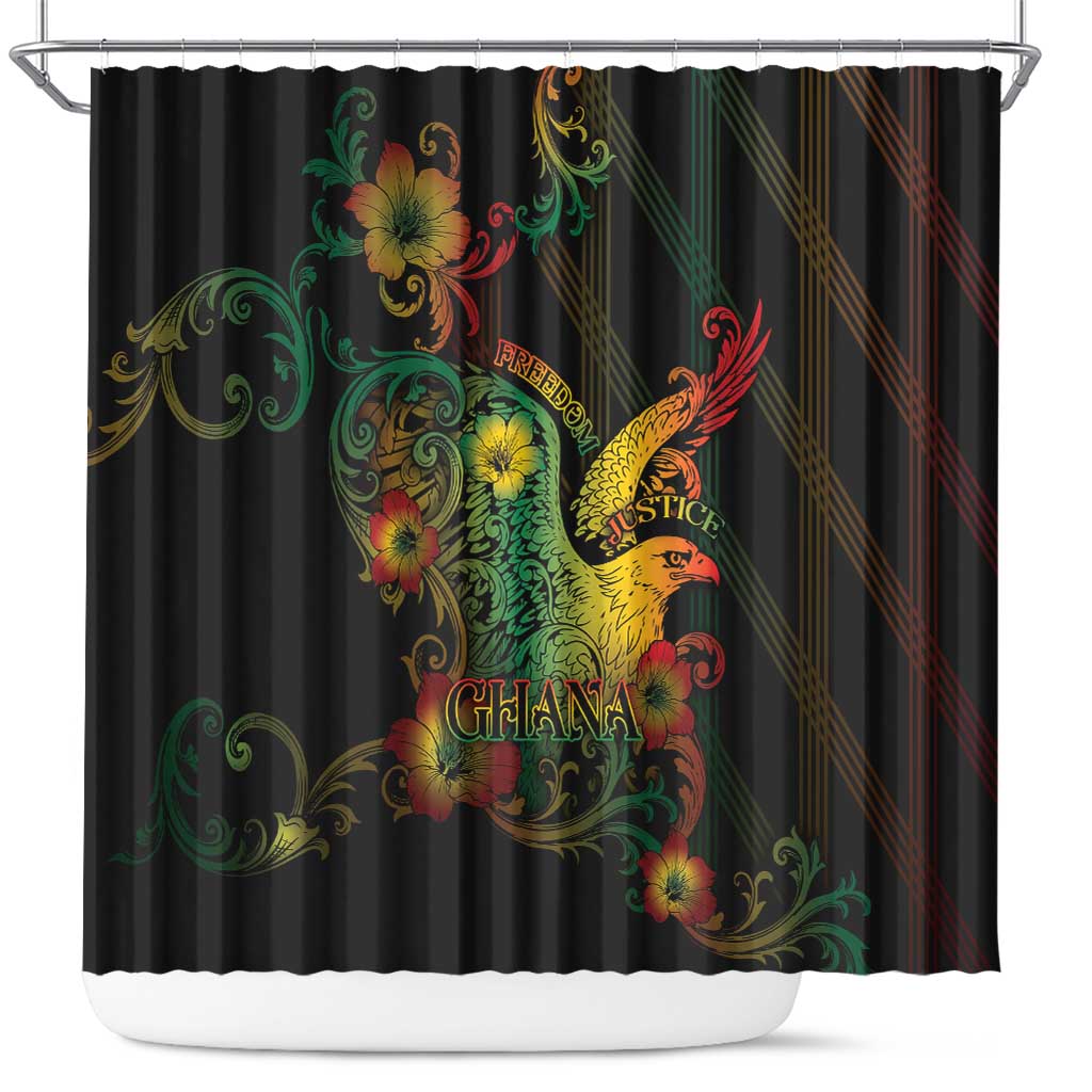 Ghana Shower Curtain Eagle Of Freedom And Justice