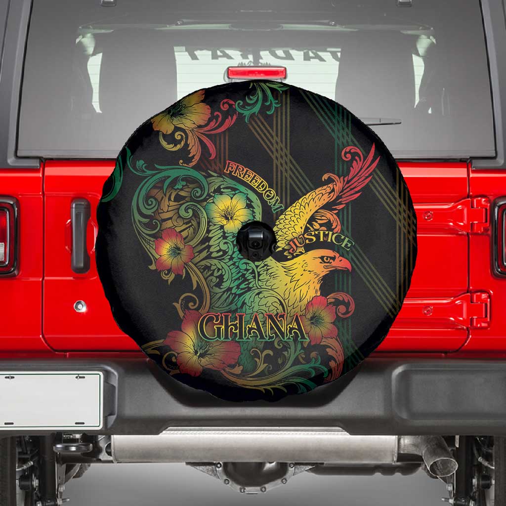 Ghana Spare Tire Cover Eagle Of Freedom And Justice