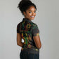 Personalized Ghana Women Polo Shirt Eagle Of Freedom And Justice