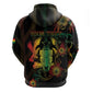 Personalized Ghana Zip Hoodie Eagle Of Freedom And Justice