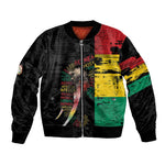 Personalized Guinea Bomber Jacket Elephant Soul African