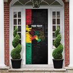 Personalized Guinea Door Cover Elephant Soul African