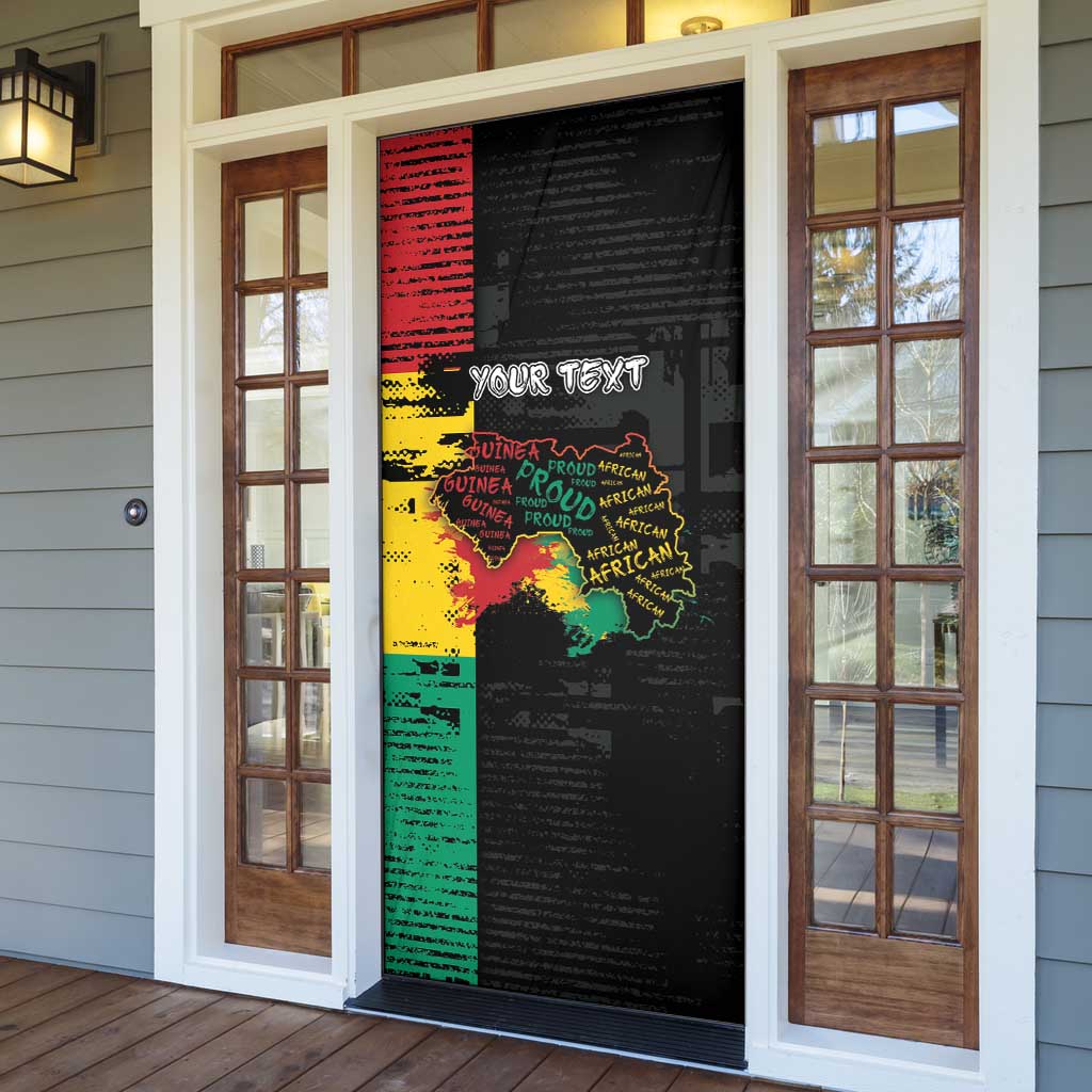 Personalized Guinea Door Cover Elephant Soul African