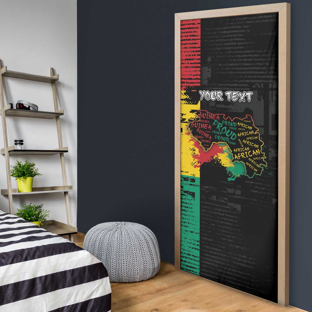 Personalized Guinea Door Cover Elephant Soul African