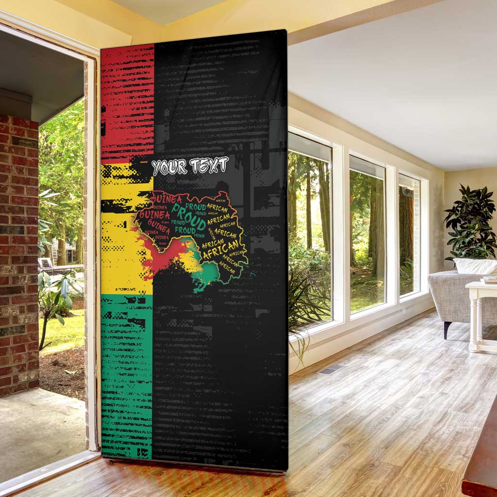 Personalized Guinea Door Cover Elephant Soul African