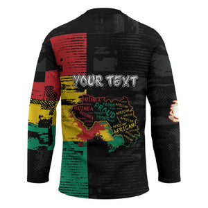 Personalized Guinea Hockey Jersey Elephant Soul African