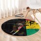 Guinea Round Carpet Elephant Soul African