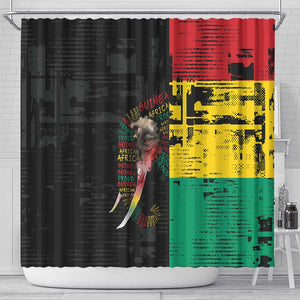 Guinea Shower Curtain Elephant Soul African