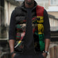 Personalized Guinea Sleeveless Puffer Jacket Elephant Soul African